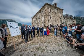 François Bayrou at Inter-Ministerial Committee for the 2030 Olympic - Briancon