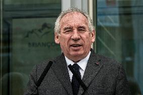 François Bayrou at Inter-Ministerial Committee for the 2030 Olympic - Briancon