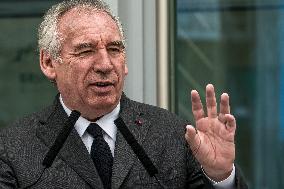 François Bayrou at Inter-Ministerial Committee for the 2030 Olympic - Briancon