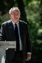 François Bayrou at Inter-Ministerial Committee for the 2030 Olympic - Briancon