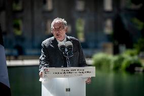 François Bayrou at Inter-Ministerial Committee for the 2030 Olympic - Briancon