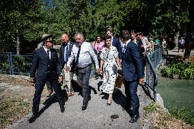 François Bayrou at Inter-Ministerial Committee for the 2030 Olympic - Briancon