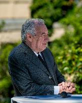 François Bayrou at Inter-Ministerial Committee for the 2030 Olympic - Briancon