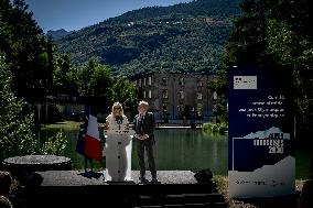 François Bayrou at Inter-Ministerial Committee for the 2030 Olympic - Briancon
