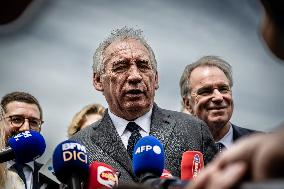 François Bayrou at Inter-Ministerial Committee for the 2030 Olympic - Briancon