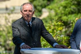 François Bayrou at Inter-Ministerial Committee for the 2030 Olympic - Briancon