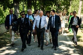 François Bayrou at Inter-Ministerial Committee for the 2030 Olympic - Briancon