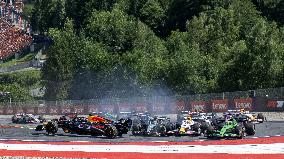 Crash Between Antonelli vs. Verstappen - Formula 1 - MSC Cruises Austrian Grand Prix 2025