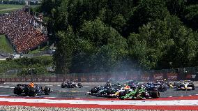 Crash Between Antonelli vs. Verstappen - Formula 1 - MSC Cruises Austrian Grand Prix 2025