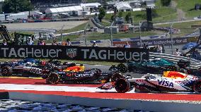 Crash Between Antonelli vs. Verstappen - Formula 1 - MSC Cruises Austrian Grand Prix 2025