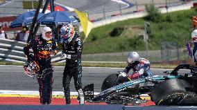 Crash Between Antonelli vs. Verstappen - Formula 1 - MSC Cruises Austrian Grand Prix 2025