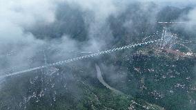 World Highest Bridge Huajiang Canyon Bridge