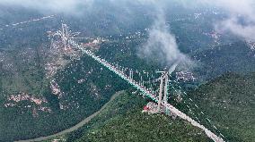 World Highest Bridge Huajiang Canyon Bridge