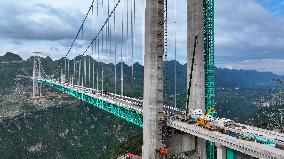 World Highest Bridge Huajiang Canyon Bridge