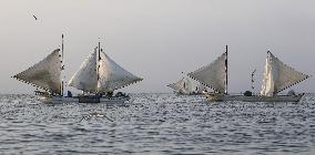 Shrimp fishing in northern Japan