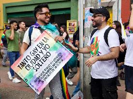 International Pride Parade in Bogota, Colombia