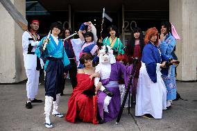 Cosplay and Movie Fans take part during Comicon Bogota 2025