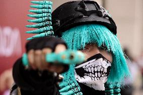 Cosplay and Movie Fans take part during Comicon Bogota 2025