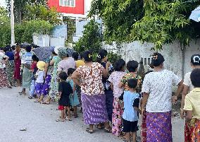Aftermath of March earthquake in Myanmar