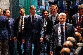 Pedro Sanchez At Inauguration of the Global Citizen Now Summit - Seville