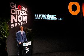 Pedro Sanchez At Inauguration of the Global Citizen Now Summit - Seville