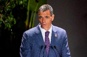 Pedro Sanchez At Inauguration of the Global Citizen Now Summit - Seville