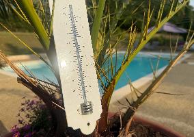 Illustration Of The Heatwave - France