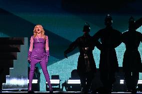 Kylie Minogue Performs At The Accor Arena - Paris