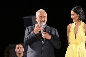 Luc Besson At Nation Award Evening - Taormina