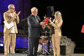 Luc Besson At Nation Award Evening - Taormina