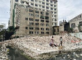 Aftermath of March earthquake in Myanmar