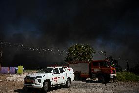 Wildfire in Northern Israel