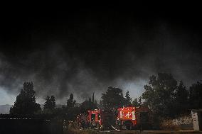 Wildfire in Northern Israel