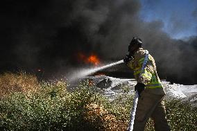 Wildfire in Northern Israel