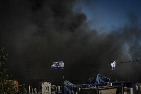 Wildfire in Northern Israel