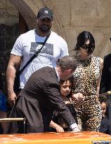 Kylie Jenner leaves Gritti Hotel after the wedding of Jeff Bezos - Venice