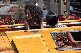 Kylie Jenner leaves Gritti Hotel after the wedding of Jeff Bezos - Venice
