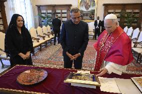 Pope Leo XIV Private Audition - Vatican
