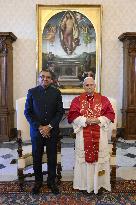 Pope Leo XIV Private Audition - Vatican