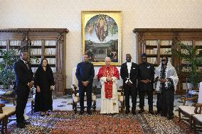 Pope Leo XIV Private Audition - Vatican