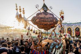 Chabieh and Hasina Procession in Karbala - Iraq