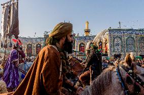Chabieh and Hasina Procession in Karbala - Iraq