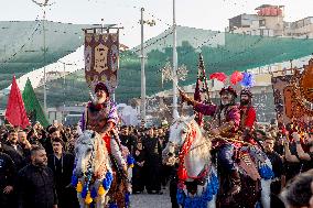 Chabieh and Hasina Procession in Karbala - Iraq
