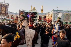 Chabieh and Hasina Procession in Karbala - Iraq