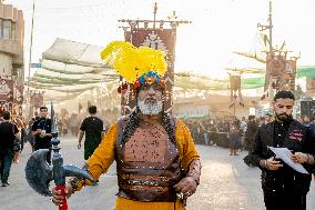 Chabieh and Hasina Procession in Karbala - Iraq