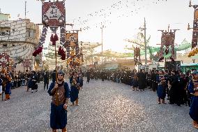 Chabieh and Hasina Procession in Karbala - Iraq