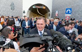 New Tende Tunnel Linking Roya Valley And Limone Inauguration
