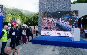 New Tende Tunnel Linking Roya Valley And Limone Inauguration