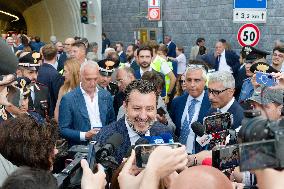 New Tende Tunnel Linking Roya Valley And Limone Inauguration