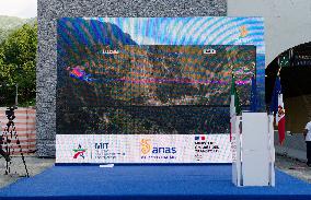 New Tende Tunnel Linking Roya Valley And Limone Inauguration